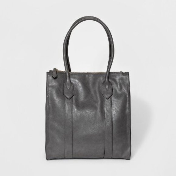 a new day Handbags - Dark Gray Tote Handbag - A New Day Hearthstone